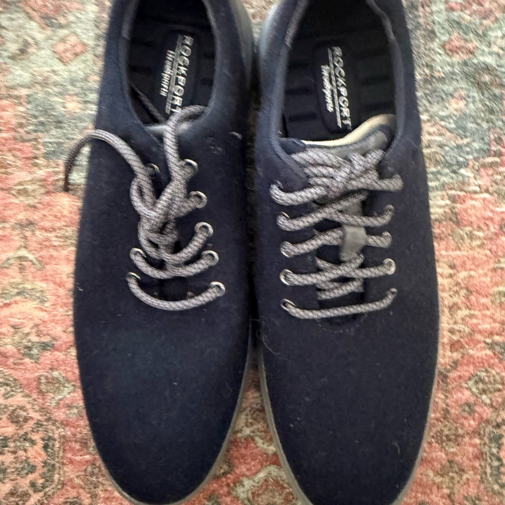 Rockport Men's Navy Lace-Up Derby Shoes